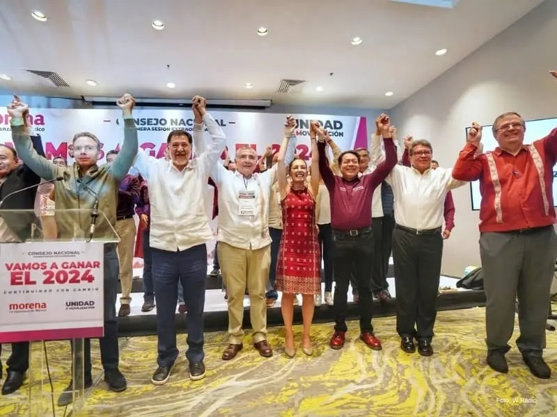 Así fue el cierre de campaña de las corcholatas de Morena. Así fue el cierre de campaña de las corcholatas de Morena.