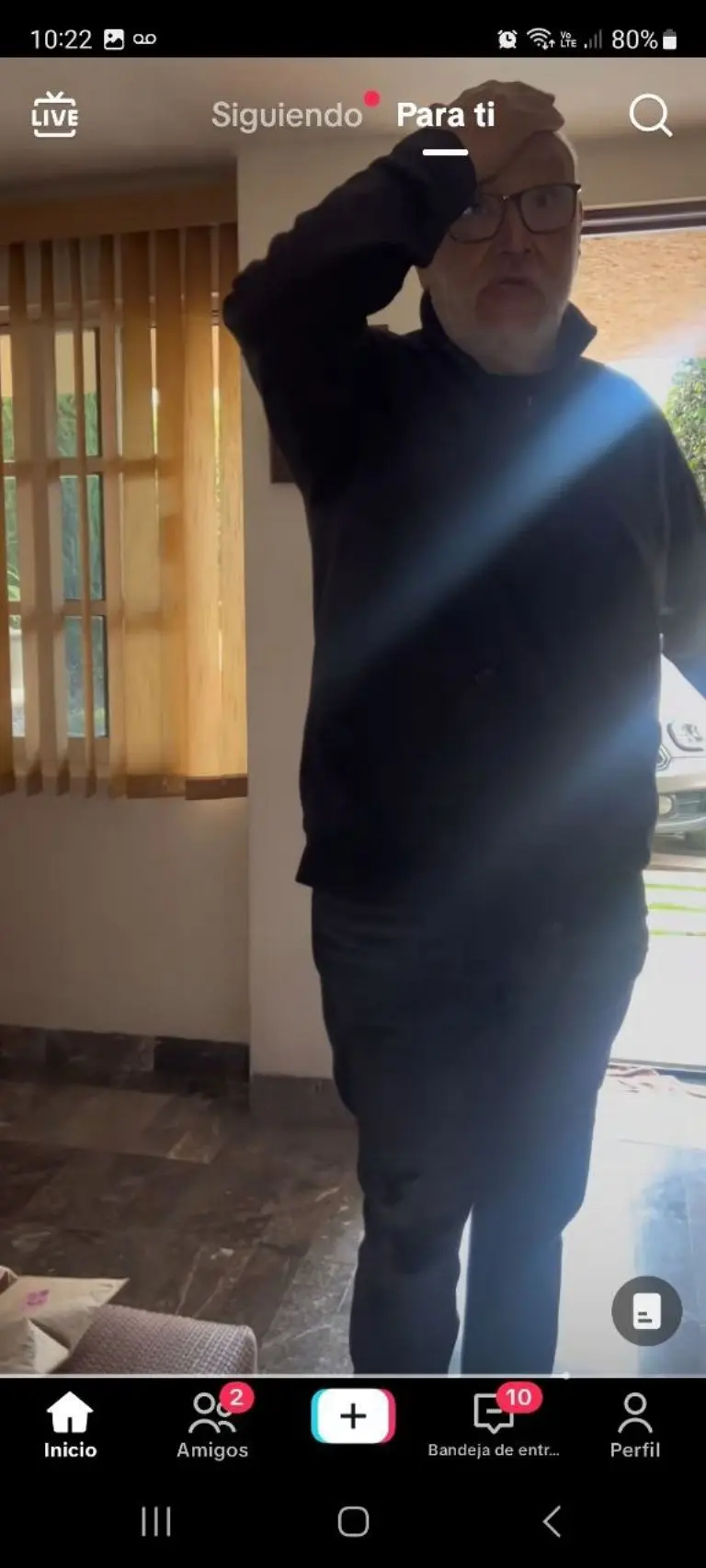 Broma a papá se hace viral - Tomada de video