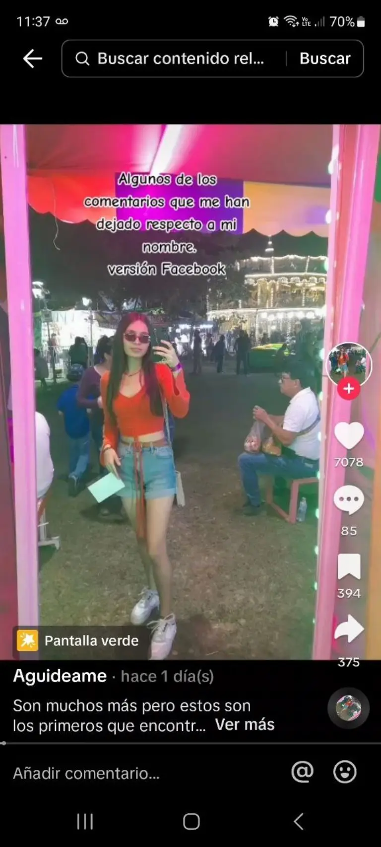 Joven presume peculiar nombre - Tomada de video