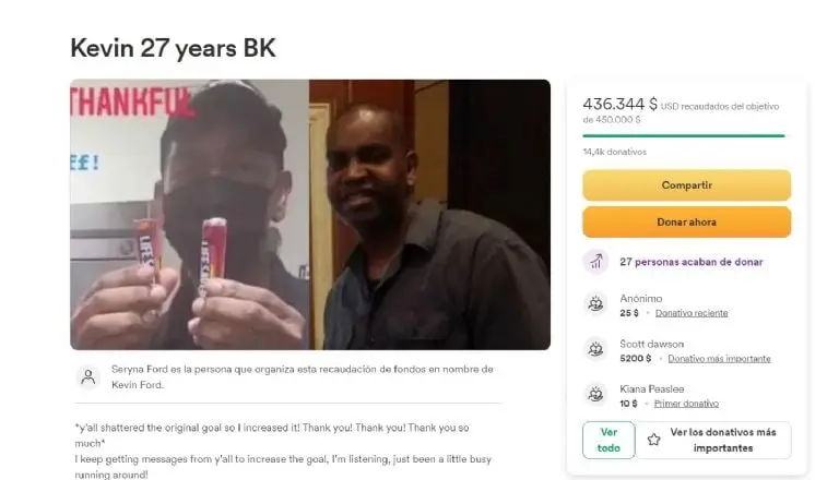 Empleado de Burger King recibe donativos (GoFundMe)
