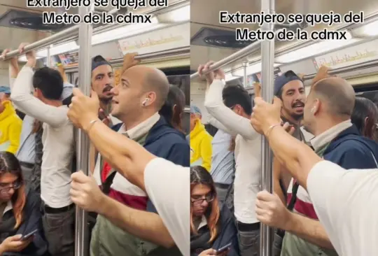 Mexicanos enfrentaron al hombre argentino por insular el vagón del Metro de la capital 