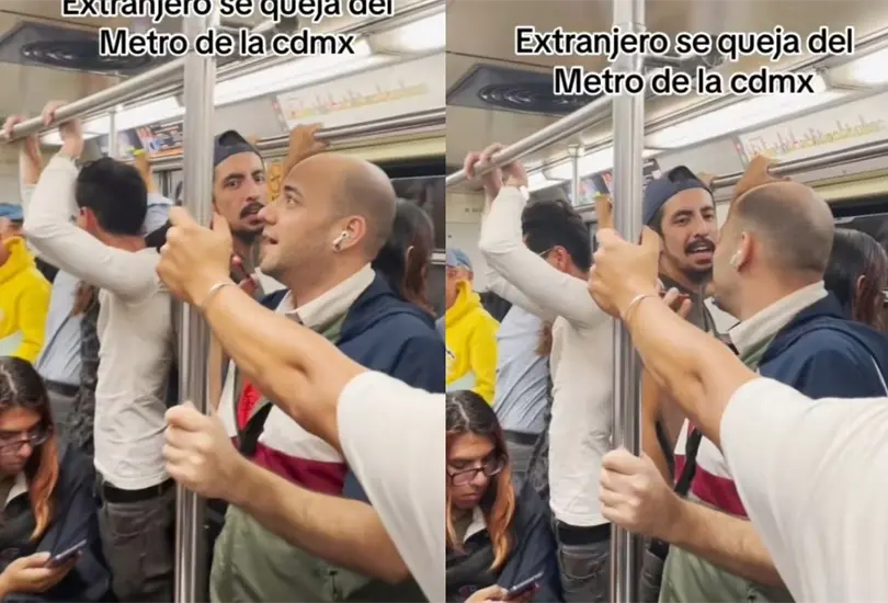 Mexicanos enfrentaron al hombre argentino por insular el vagón del Metro de la capital Mexicanos enfrentaron al hombre argentino por insular el vagón del Metro de la capital
