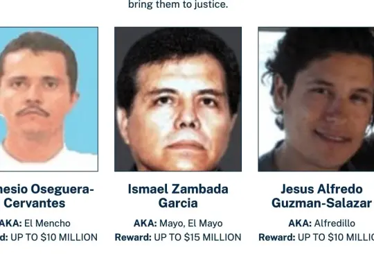 Estos narcos mexicanos encabezan la lista de los más buscados por la DEA. 