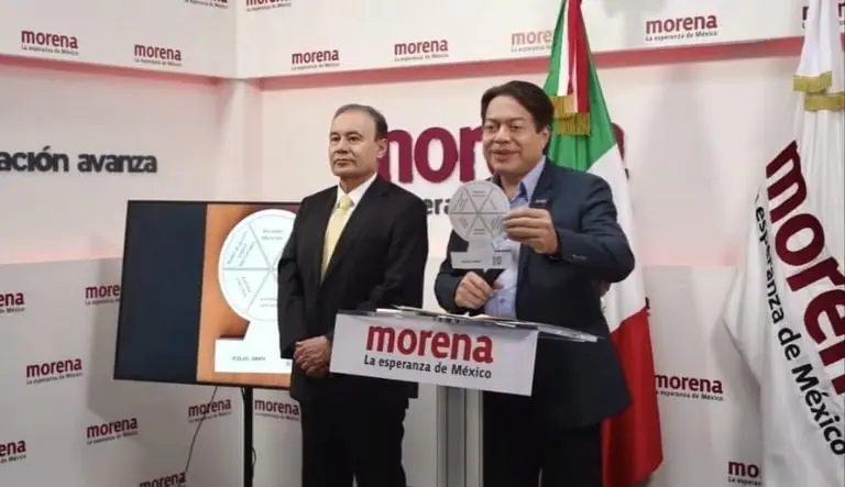 Presenta Morena boleta circular para encuesta de aspirantes de la 4T Créditos: Especial
