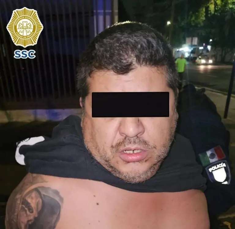 Detienen a hombre por golpear a una mujer en la colonia Vértiz Narvarte, Benito Juárez. Foto: SSC