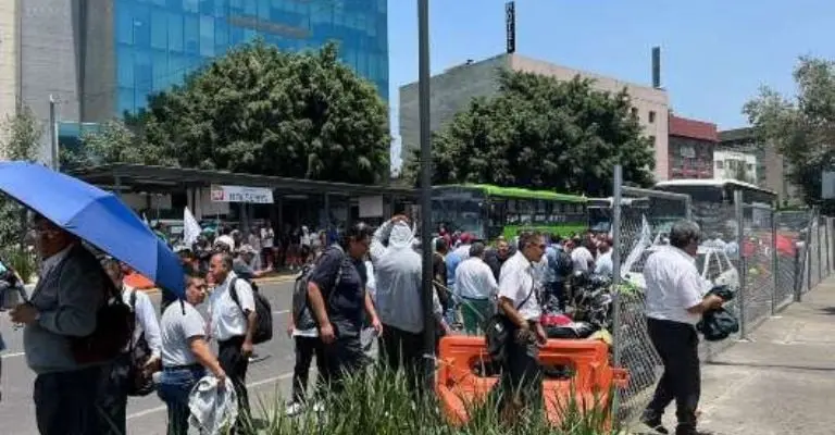 Protestan trabajadores de RTP en CDMX; está es la razón Créditos: X RTP