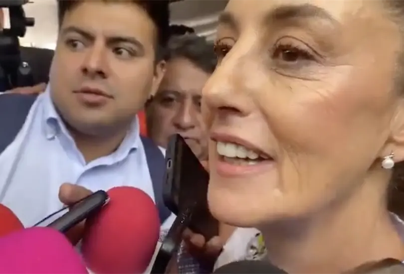 Sheinbaum agradece a Ebrard por estar al pendiente de su campa&ntilde;a, esto fue lo que dijo. 