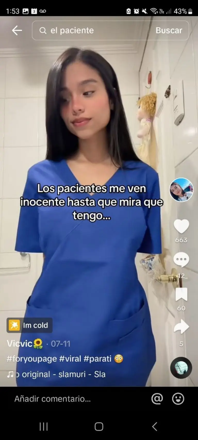 Enfermera triunfa en redes - Tomada de video