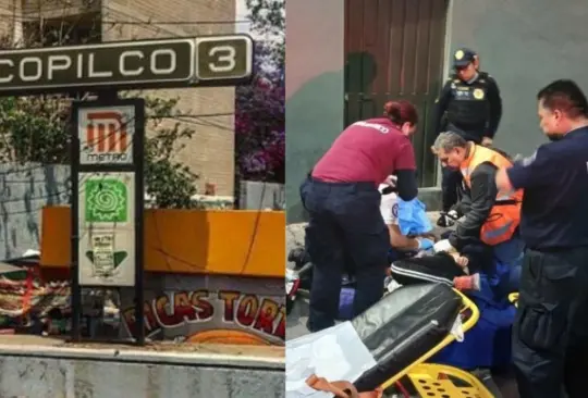 Estudiante de Medicina de la UNAM se avienta al Metro Copilco. 