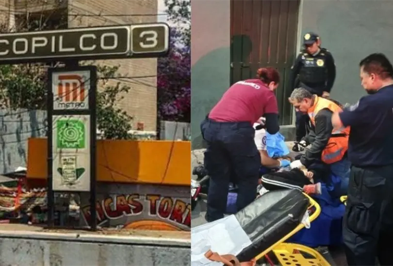Estudiante de Medicina de la UNAM se avienta al Metro Copilco. Estudiante de Medicina de la UNAM se avienta al Metro Copilco.