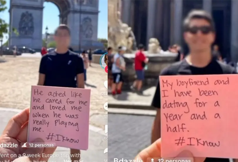 La joven estuvo viajando durante 9 semanas por toda Europa con su pareja para exponer su infidelidad de la mejor manera posible La joven estuvo viajando durante 9 semanas por toda Europa con su pareja para exponer su infidelidad de la mejor manera posible