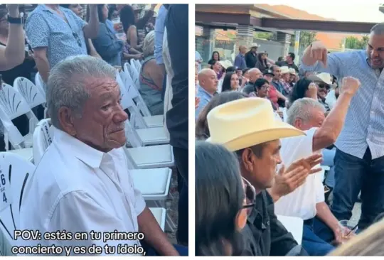 Abuelito va a su primer concierto