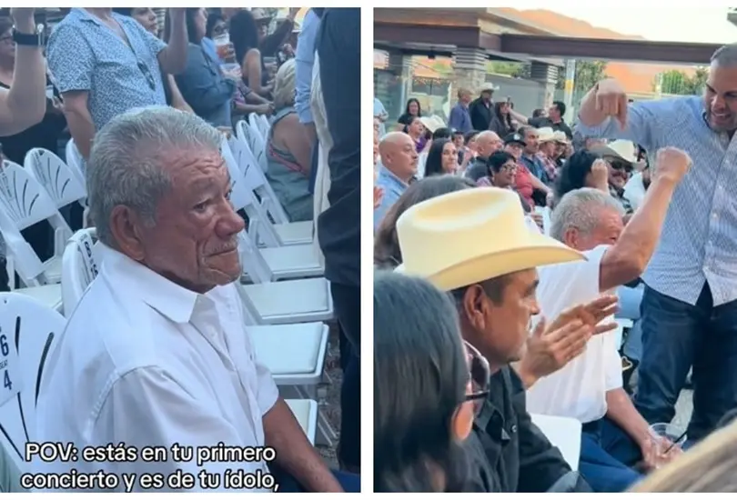 Abuelito va a su primer concierto