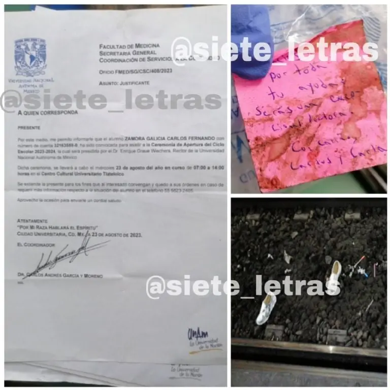 Estudiante de Medicina de la UNAM se avienta al Metro Copilco. Foto: Antonio Nieto