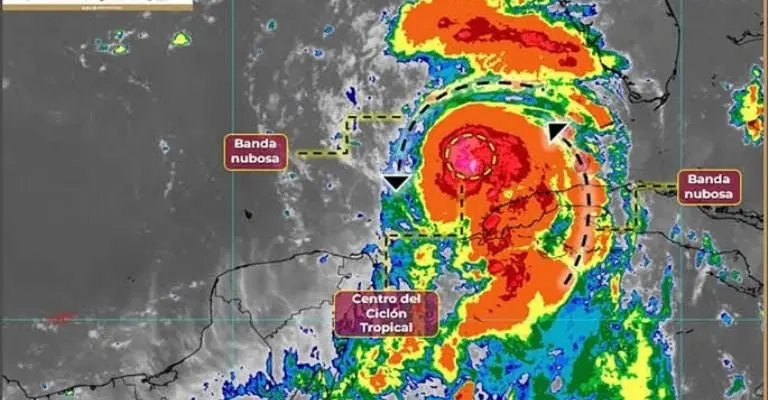Trayectoria del Huracán Idalia, ¿afectará a México? Créditos: Twitter