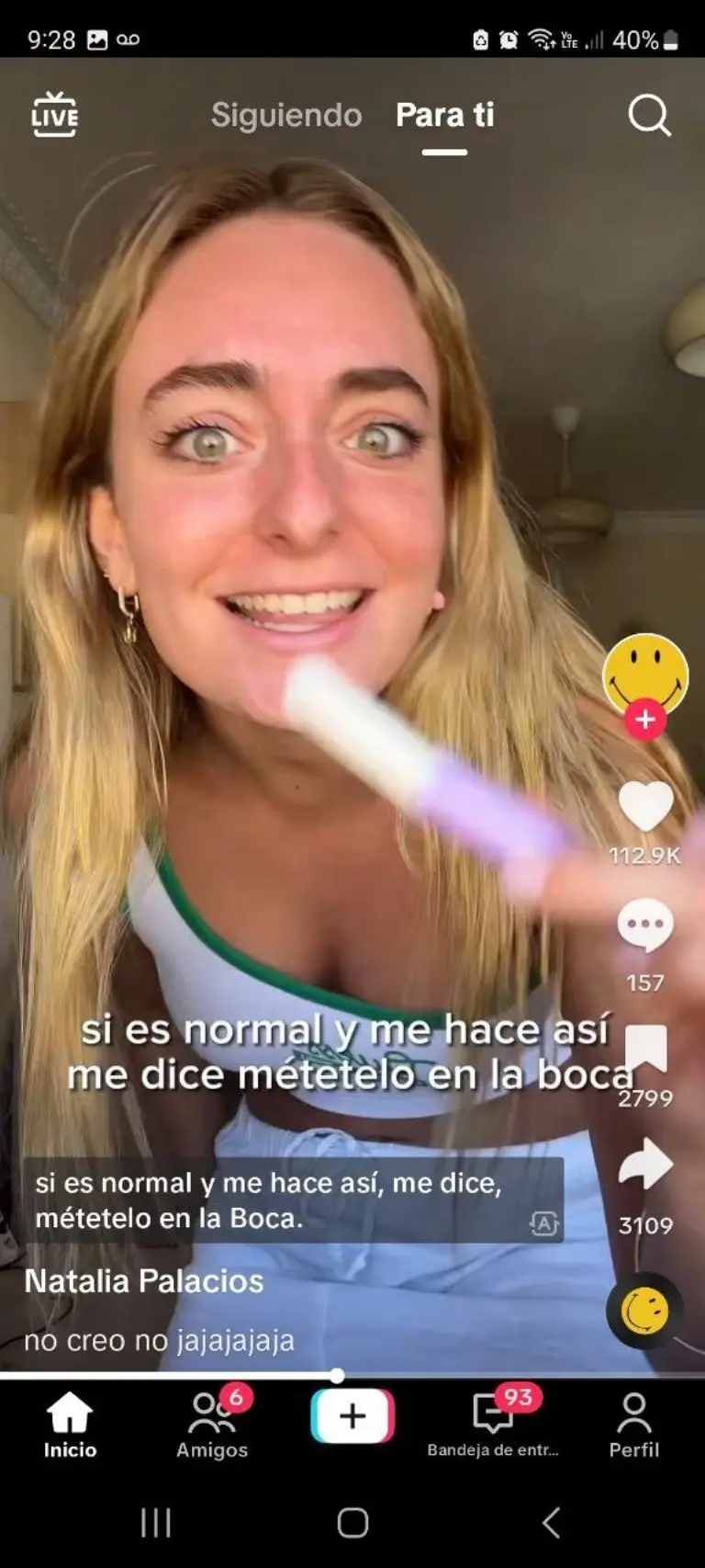 Tomada de video