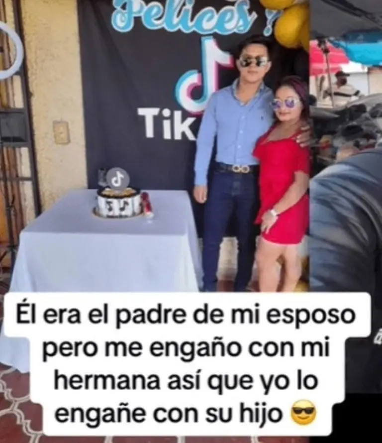 Mujer deja a su marido para casarse con el hijastro - Tomada de video