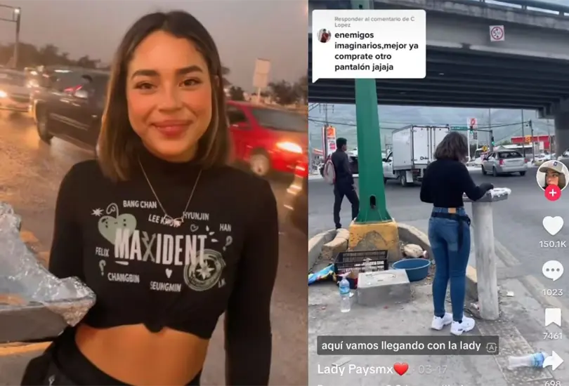 Lady Pays suele vender sus postres en sem&aacute;foros de Guadalupe, en Nuevo Le&oacute;n