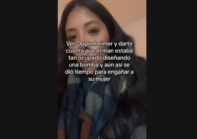 Critican a Oppenheimer por infiel (TikTok)