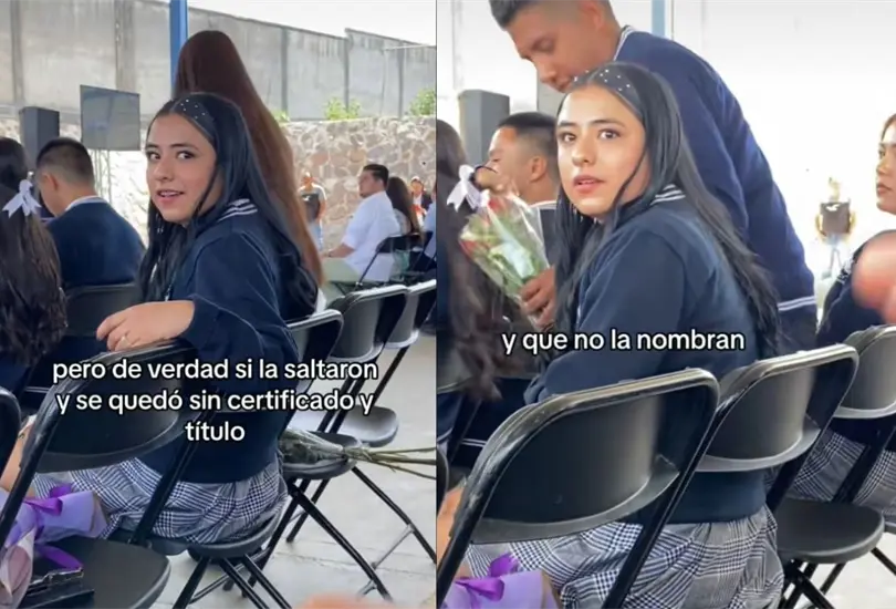 Joven va a su graduaci&oacute;n, presentador se olvida de ella y video se viraliza