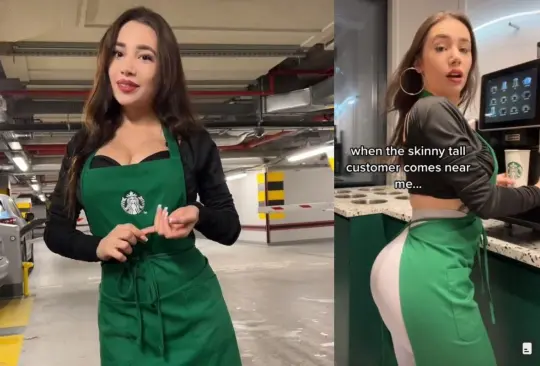 Una supuesta empleada de Starbucks ha conquistado con su belleza a cientos de clientes que corren con ella para comprar una deliciosa bebida Una supuesta empleada de Starbucks ha conquistado con su belleza a cientos de clientes que corren con ella para comprar una deliciosa bebida