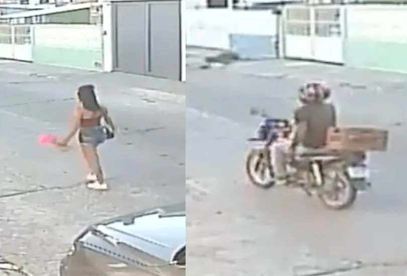 VIDEO: motociclista entierra picahielos a mujer en el glúteo. VIDEO: motociclista entierra picahielos a mujer en el glúteo.