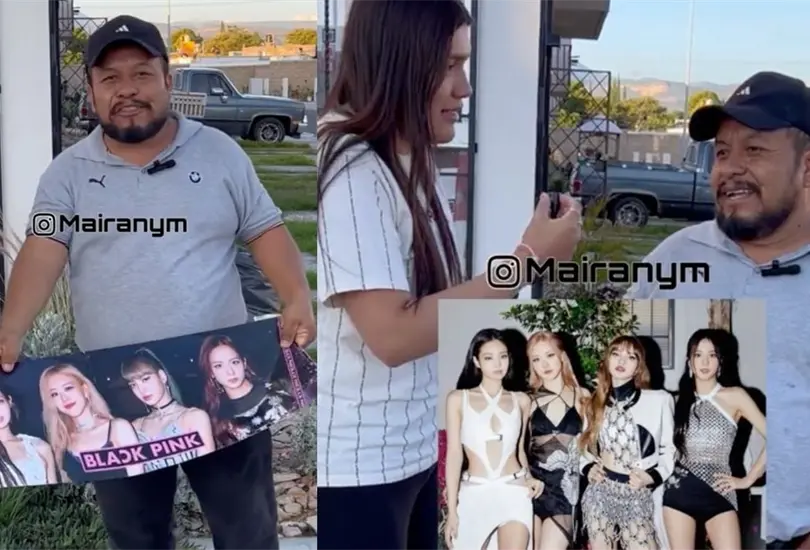 Pap&aacute; se hace viral por saberse todas las canciones de Black Pink gracias a su hija. 