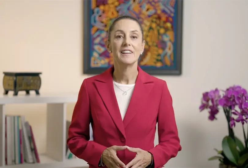 Claudia Sheinbaum presume inflación a la baja en sexenio de AMLO. Claudia Sheinbaum presume inflación a la baja en sexenio de AMLO.