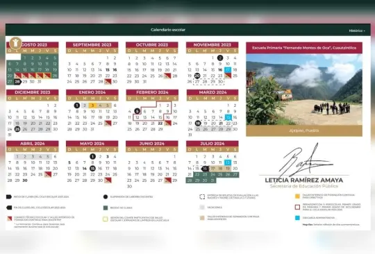 ¿Cómo descargar el calendario oficial de la SEP 2024?