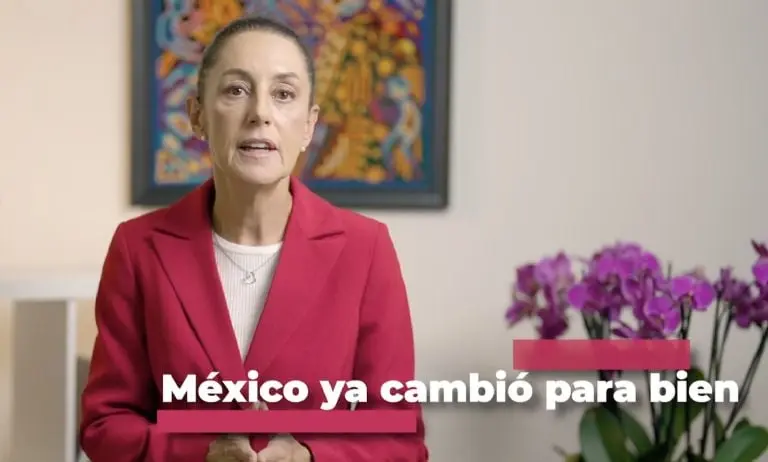 Claudia Sheinbaum presume inflación a la baja en sexenio de AMLO. Foto: Facebook
