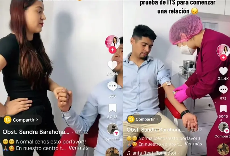 Le pidi&oacute; a su enamorado que se sometiera a una prueba de Infecci&oacute;n de Transmisi&oacute;n Sexual (ITS) como requisito para iniciar una relaci&oacute;n.