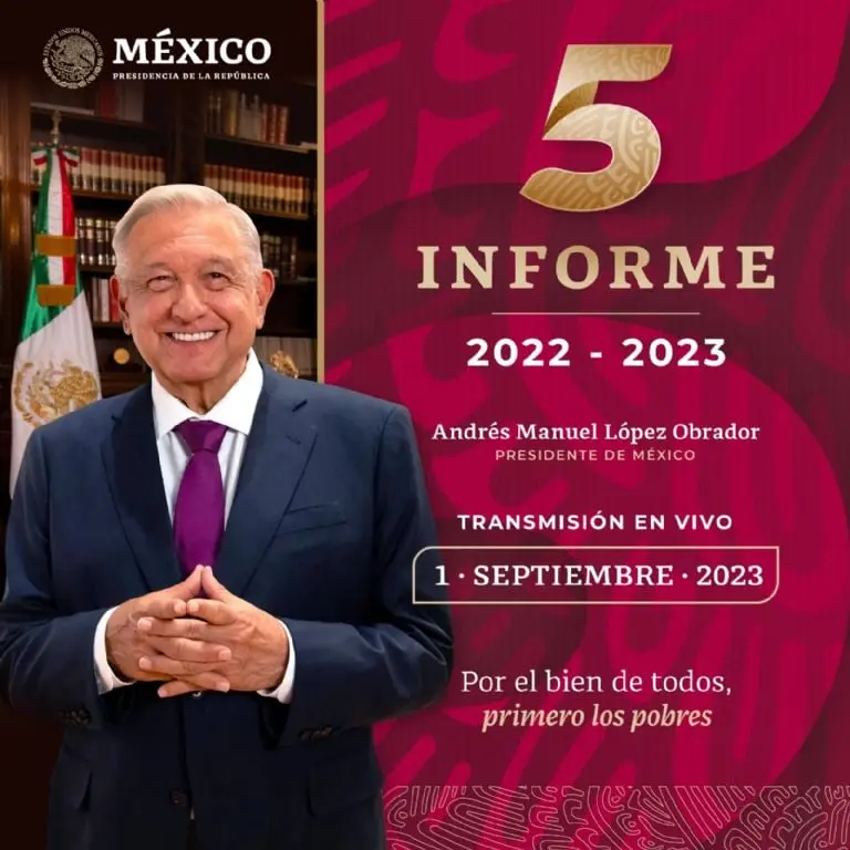 AMLO: ¿Dónde y a qué hora ver el Quinto Informe de Gobierno?