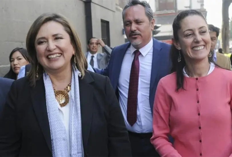 Xóchitl Gálvez y Claudia Sheinbaum compiten para representar a sus partidos. Xóchitl Gálvez y Claudia Sheinbaum compiten para representar a sus partidos.