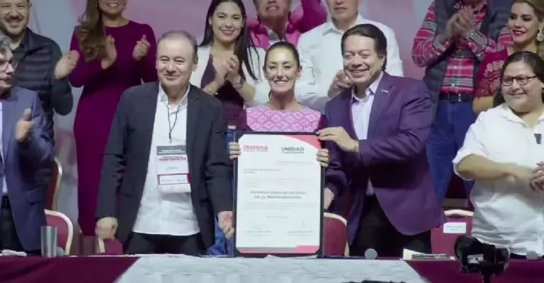 Tras entrega de constancia, Sheinbaum promete no fallarle al pueblo Créditos: Captura de video