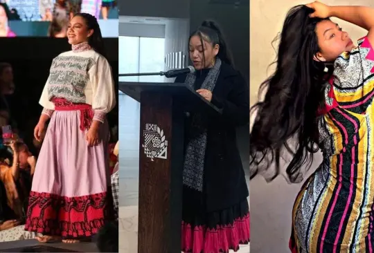 Modelo e influencer rarámuri causa sensación por presumir su ropa tarahumara. 