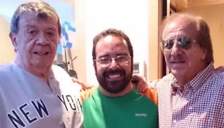 Benito Castro junto a Chabelo. Foto: Instagram (benitocastro_oficial).
