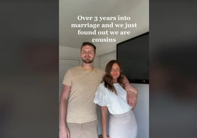 Esposos descubren que son primos (TikTok)