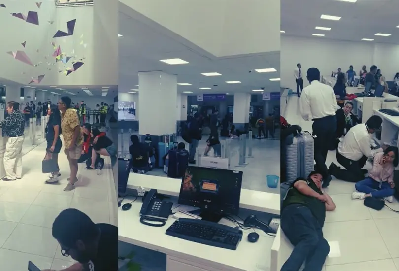Balacera en Terminal 1 del AICM deja dos policías heridos Balacera en Terminal 1 del AICM deja dos policías heridos
