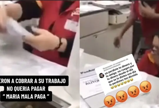 La trabajadora se hace la que no los conoce