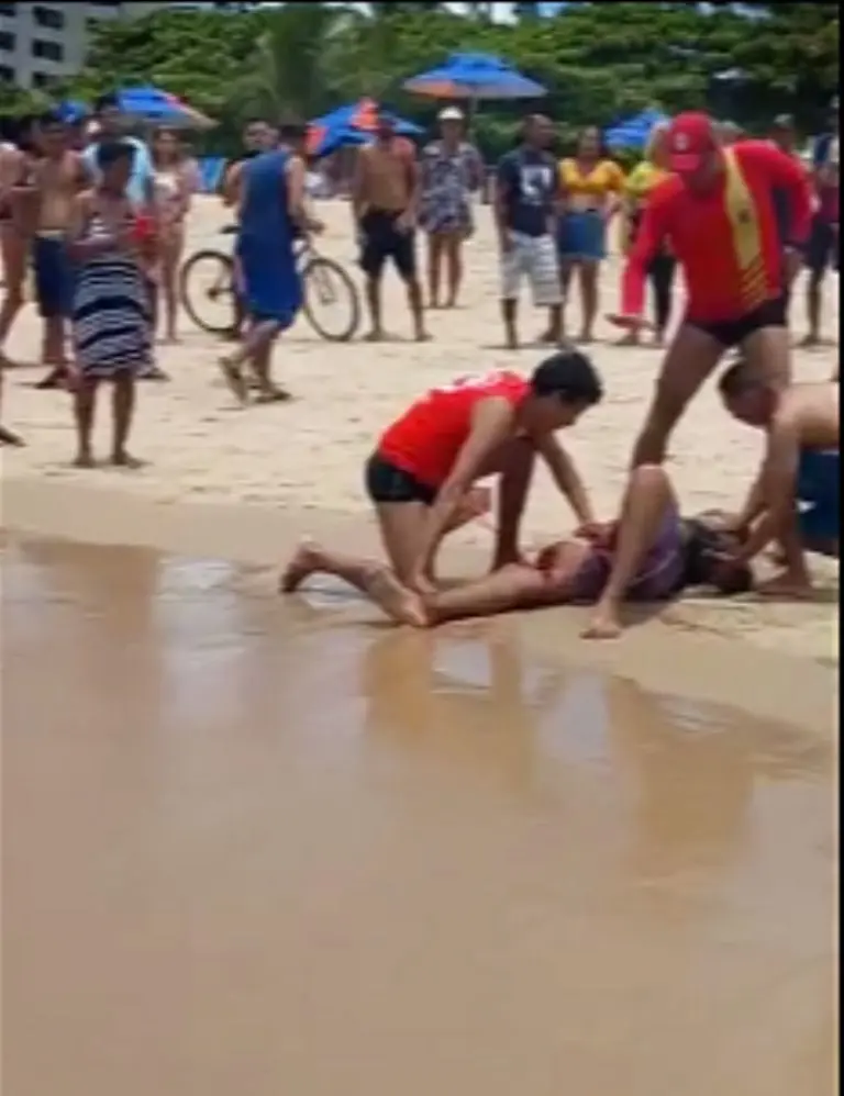 Tiburón muerde a dos personas en playa de Brasil. Foto: Especial