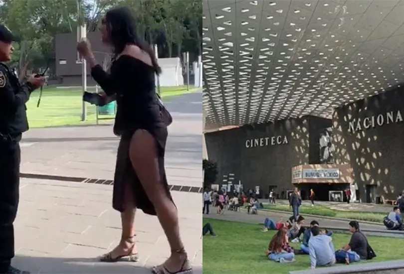 Cineteca Nacional: policía saca del baño de mujeres a periodista trans. Cineteca Nacional: policía saca del baño de mujeres a periodista trans.