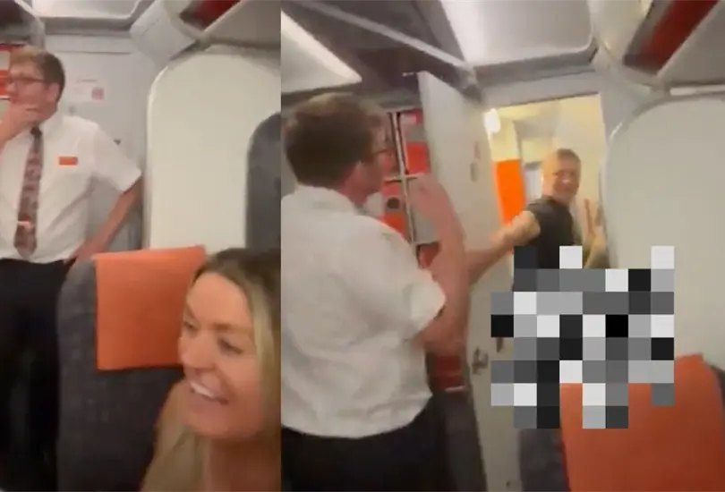 VIDEO: Pareja de pasajeros tiene intimidad en avión durante pleno vuelo. VIDEO: Pareja de pasajeros tiene intimidad en avión durante pleno vuelo.