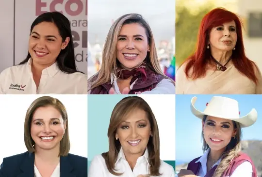 Ellas son las mujeres gobernadoras de México. 