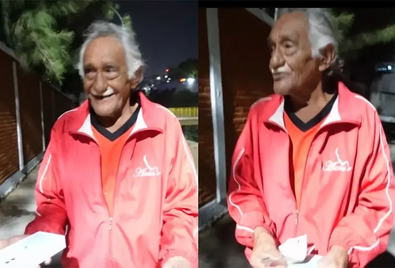 A diferencia de otros creadores, el usuario de TikTok "Imperfectos" decidi&oacute; apoyar a un se&ntilde;or de la tercera edad regal&aacute;ndole un tel&eacute;fono y dinero, no sin antes darle un buen susto al decirle que se trataba de un asalto.