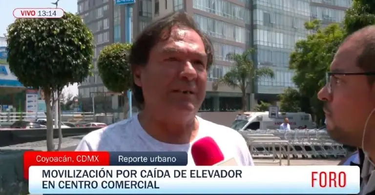 Gran Sur Coyoacán: cae elevador con dos personas en centro comercial Créditos: Captura de video
