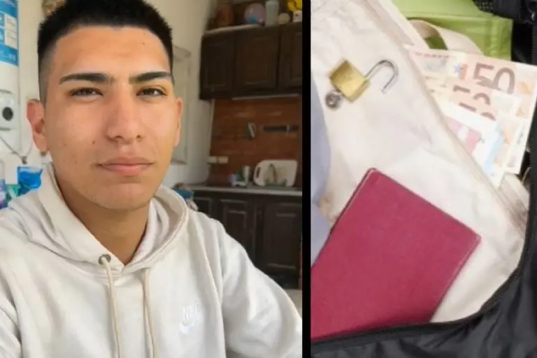 Joven chileno devuelve dinero sin esperar nada a cambio -Tomada de video