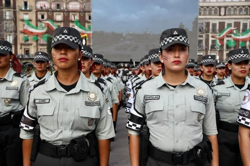 Mujeres pertenecientes a las corporaciones de Secretaría de Defensa Nacional. 