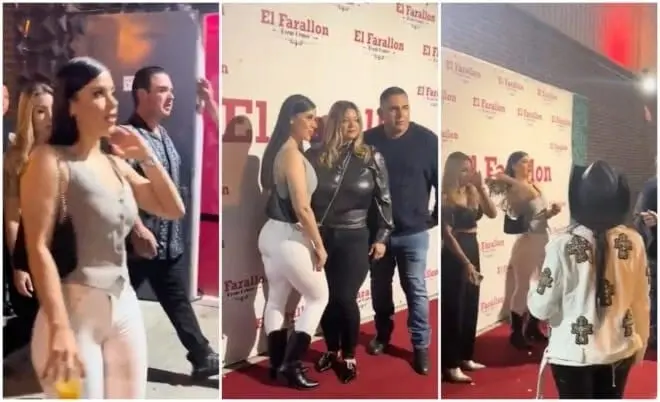 Emma Coronel reaparece en una fiesta con su abogada. 