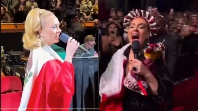Adele festeja el d&iacute;a de la Independencia de M&eacute;xico en Las Vegas. 