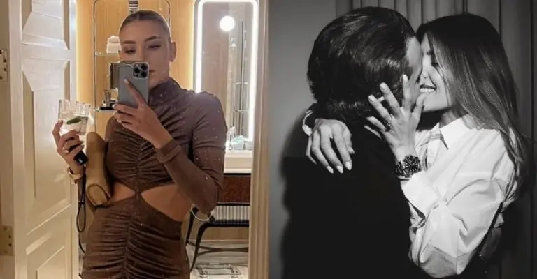 Michelle Salas se reúne con Luis Miguel durante un concierto del cantante en Las Vegas Créditos: IG Michelle Salas